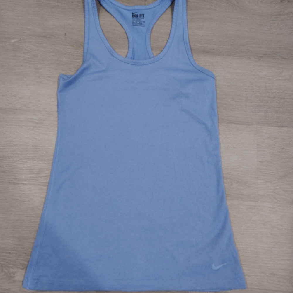Nike Women's Light Blue Tank Top